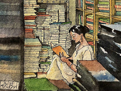 Stunning and unique hand drawn watercolor portraits