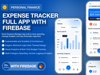 FlutterFlow expense tracker budget finance app Flutter Android iOS