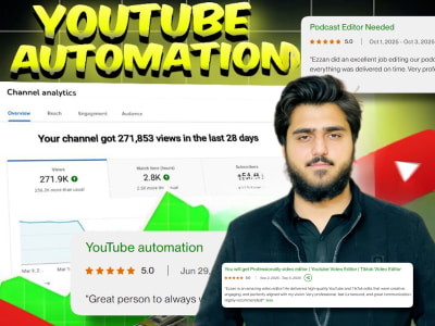 Video Editor for YouTube Automation Channel and Faceless Cash Cow videos