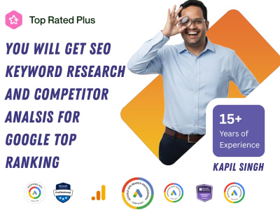 SEO keyword research and competitor analysis for google top ranking