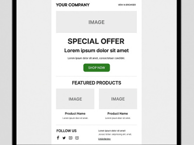 Custom Email Templates for Pardot, Salesforce, HubSpot, or Mailchimp
