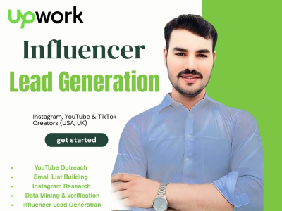 Influencer Lead Generation | Instagram, YouTube & TikTok Contact List