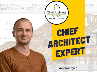 Chief Architect X16-x17 Modelling, 2d & 3D design, Architectural Drawings,