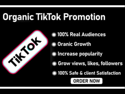 TikTok marketing expert for Tiktok promotion, tiktok followers, views, like