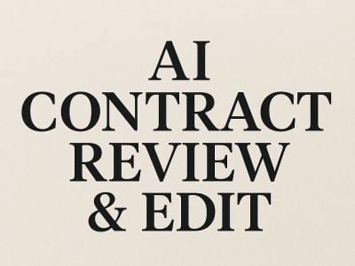 Your AI-generated Contract Reviewed & Edited by a Licensed Attorney