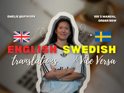 A native English to Swedish and Swedish to English translator