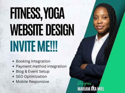 Professional Fitness, Sports, Yoga, Coaching, and Wellness Website With SEO