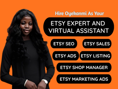 Etsy Virtual Assistant, Etsy Store Manager, Etsy SEO, Etsy Marketing ads