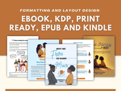 Professional eBook, Print book, KDP and Kindle