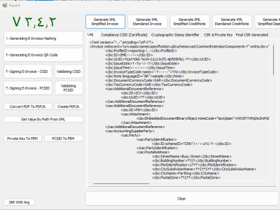 ZATCA Phase 2 Integration Source Code (SDK + API for VB.net Node-js)