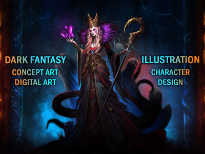 Fantasy & Sci-Fi Concept Art | 2D Character & Creature Design for Games