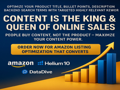 Amazon Listing Optimization & SEO Copywriting That Boosts Sales Fast