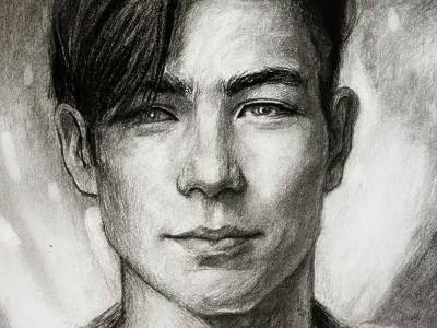 Hand-Drawn Realistic Portraits Sketch with Pencil From Your Photo