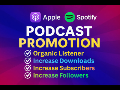 I will promote your podcast to reach real and targeted audience