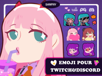 Custom emojis for Twitch and Discord