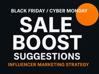Black Friday/Cyber Monday sale Boost Suggestions