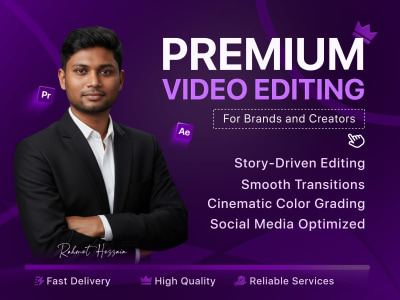 Premium video editor | Youtube Video Editor | Tiktok Video Editor | Reels