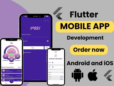 Flutter mobile app, android iOS app for your business