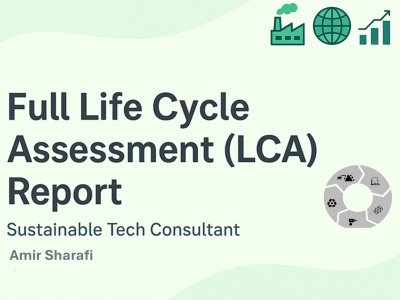 Full LCA, TEA, and Integrated Environmental-Economic Reports