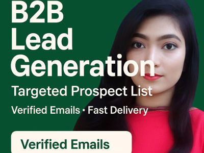 B2B Lead Generation, List Building, Data Mining & Sales Navigator Expert