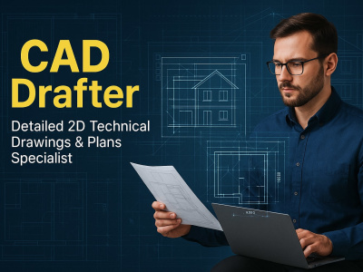 CAD Drafter | Detailed 2D Technical Drawings & Plans Specialist