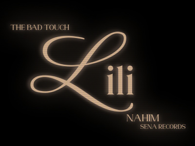 Title card for music video