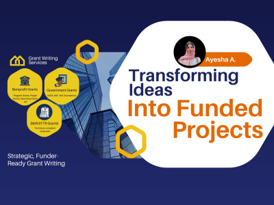 Professional grant proposals supporting your nonprofit and research funding
