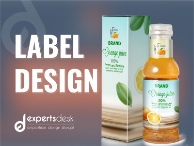 A Custom Label Design for Packaging and Branding