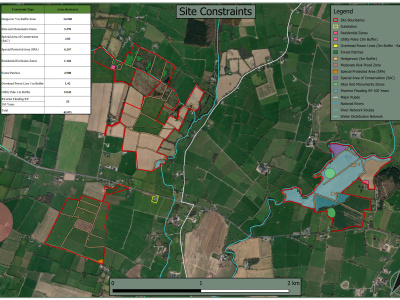 Get a professional site plan map created in ArcGIS/QGIS