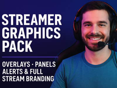 Designed Stream Overlays, Panels, Alerts & Full Streaming Branding