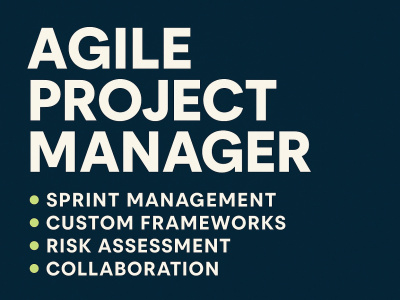 Agile project management services for your project