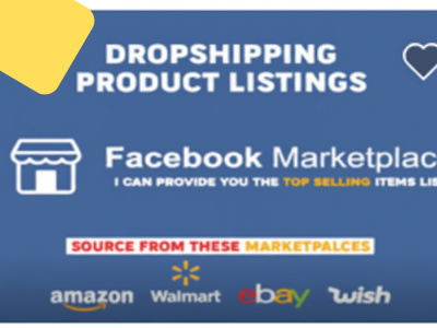 High-Quality Facebook Marketplace Product Listing | Dropshipping Specialist
