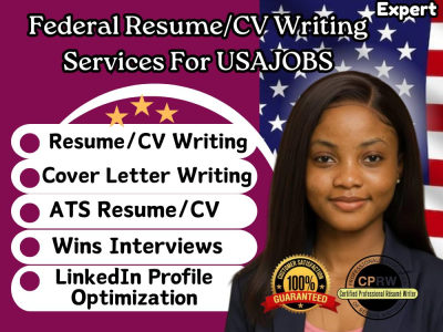A Professional Federal Resume Writing Service KSA, ECQ, for Govt & USA JOBS
