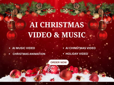 Cinematic ai christmas music video ai christmas and holiday video