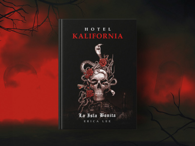 A unique horror, thriller book cover design