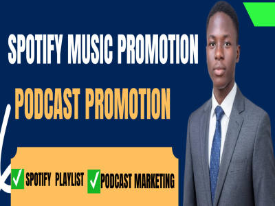 Spotify music promotion || Apple podcast promotion
