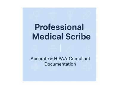 Medical Scribe | Charting, SOAP Notes, Dictation & Transcription Support