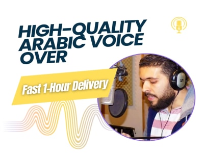 High-Quality Arabic Voice Over | Fast 1-Hour Delivery