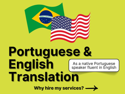 Translation from a native Portuguese speaker with international experience