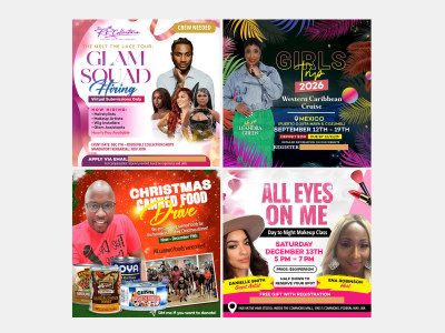 Flyer design brochure design event flyer club flyer for business or service