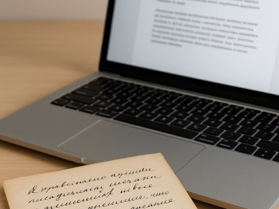 Russian Handwritten Text To Digital + Translation to English | Italiano