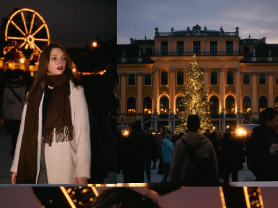 At the Christmas markets in Vienna, Austria I will hold photo shoot for you