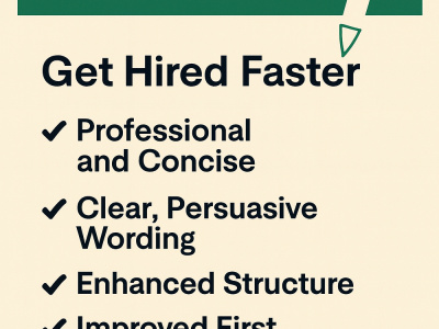 Professional CV & Cover Letter Writing Service