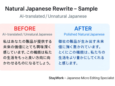 Japanese Copywriting Specialist for Overseas Brands