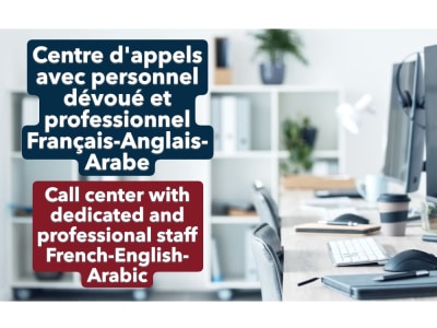 Exceptional virtual assistant or call agent fluent in French or in Arabic