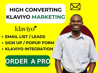 Klaviyo Email Marketing & Flows Setup | High Converting Templates Expert