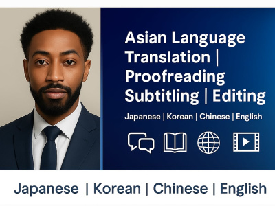 Clear, precise Asian language translation services
