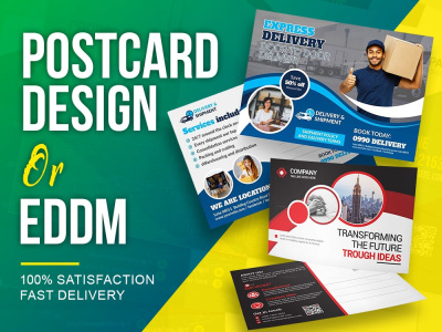 Professional & Eye-Catching Postcard Design, EDDM Design, Postcard Designer
