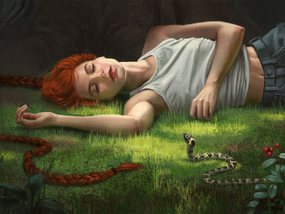 Epic Fantasy Character & Background Illustration (Game/Book Quality)