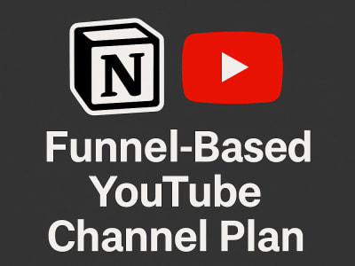 YouTube funnel plan in Notion to grow course sales